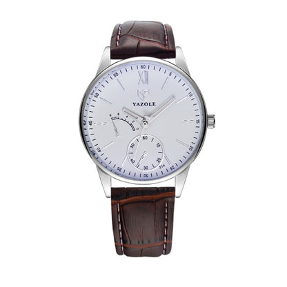 YAZOLE Men Business Quartz Watch, 314 Black Tray Black Belt, 314 Black Tray Brown Belt, 314 White Tray Black Belt, 314 White Tray Brown Belt, 311 Black Tray Black Belt, 311 Black Tray Brown Belt, 311 White Tray Black Belt, 311 White Tray Brown Belt    ...