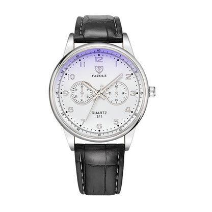 YAZOLE Men Business Quartz Watch, 314 Black Tray Black Belt, 314 Black Tray Brown Belt, 314 White Tray Black Belt, 314 White Tray Brown Belt, 311 Black Tray Black Belt, 311 Black Tray Brown Belt, 311 White Tray Black Belt, 311 White Tray Brown Belt    ...