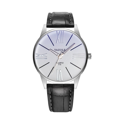 YAZOLE Men Business Quartz Watch, 314 Black Tray Black Belt, 314 Black Tray Brown Belt, 314 White Tray Black Belt, 314 White Tray Brown Belt, 311 Black Tray Black Belt, 311 Black Tray Brown Belt, 311 White Tray Black Belt, 311 White Tray Brown Belt    ...
