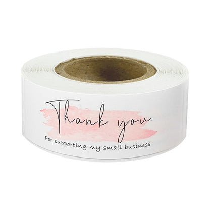 10 Rolls Rectangle Thank You Label Sticker, F106, F107, F108 White