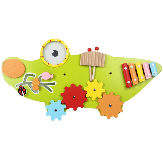 Jouets muraux de puzzle pour l'éducation précoce des enfants, jeux muraux, aides pédagogiques Montessori, Style : Crocodile, Hibou, Girafe, Ver