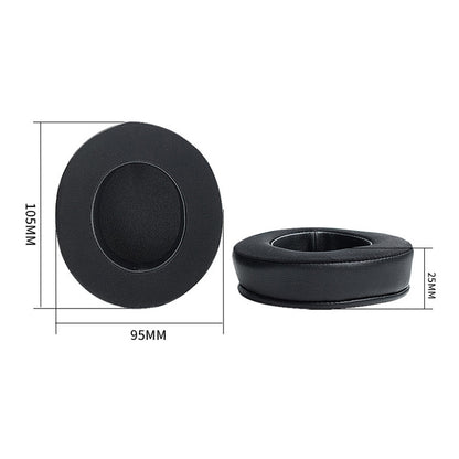 2 PCS Ice Feeling Gel Earmuffs Sponge Sleeve Earmuffs Are Suitable for Razer Meng Cat Pink Crystal Edition Beihai Giant Monster V2 RGB Symphony Headphones, Black, Gray