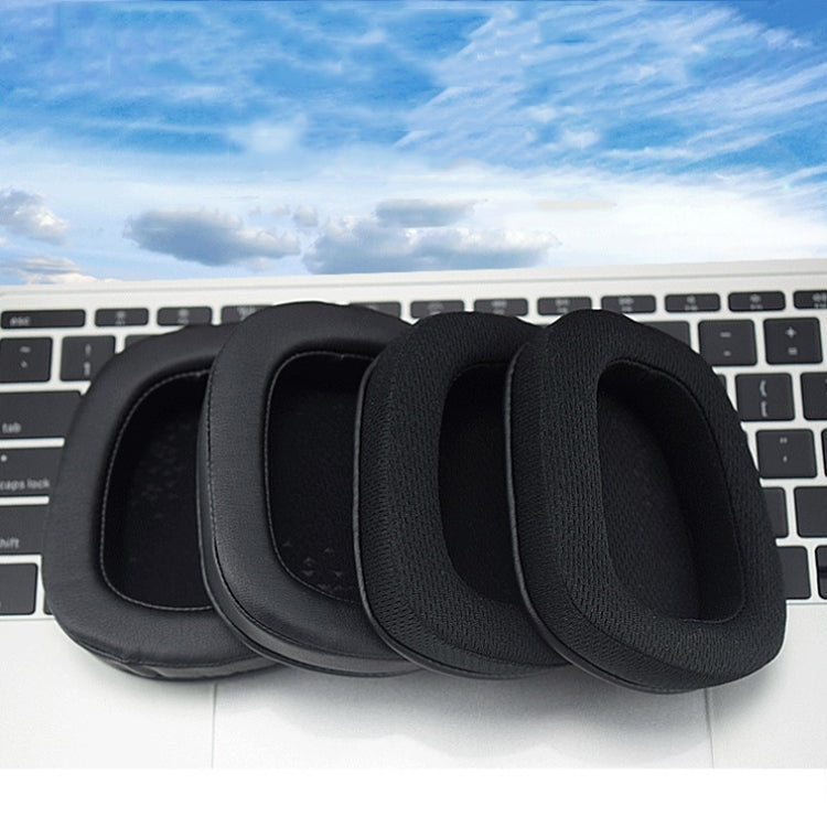 2 PCS D0005 Headphone Sponge Cover Headphone Earmuffs Head For Logitech G633 / G933 / G933S, Colour: Net Cloth, Net Cloth, Protein Skin