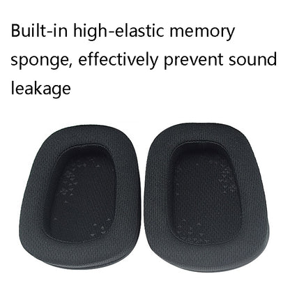 2 PCS D0005 Headphone Sponge Cover Headphone Earmuffs Head For Logitech G633 / G933 / G933S, Colour: Net Cloth, Net Cloth, Protein Skin