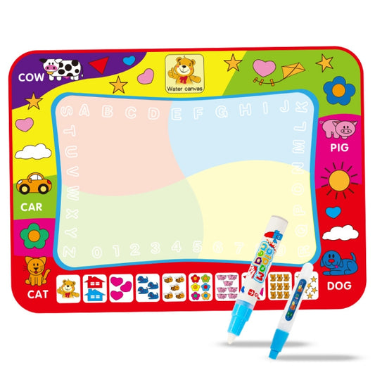 Tapis de Dessin à l'Eau Magique pour Enfants, Style : Grand quatre couleurs – en sachet