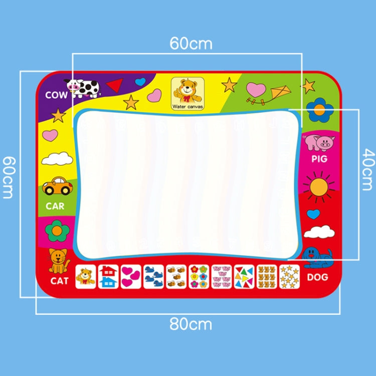 Children Magic Graffiti Water Drawing Mat, Style:, Large Color-Bagged, Large Color-Boxed, Small Four Color-Bagged, Animals, Ocean, Folding Two-sided, Large Four Color-Bagged