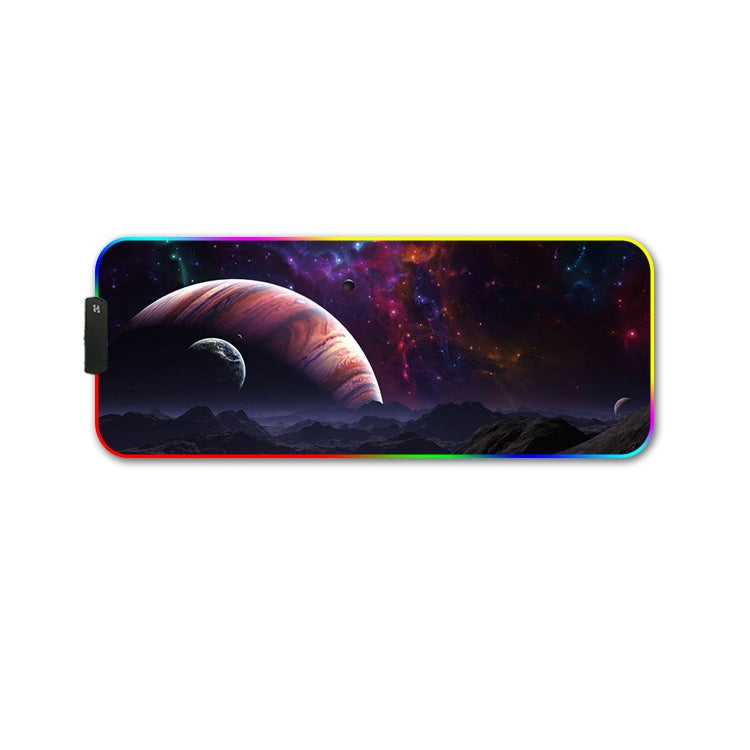 F-01 Rubber Thermal Transfer RGB Luminous Non-Slip Mouse Pad, 250x350x3mm, 250x350x4mm, 260x390x3mm, 260x390x4mm, 300x350x3mm, 300x350x4mm, 350x600x3mm, 350x600x4mm, 300x800x3mm, 300x800x4mm
