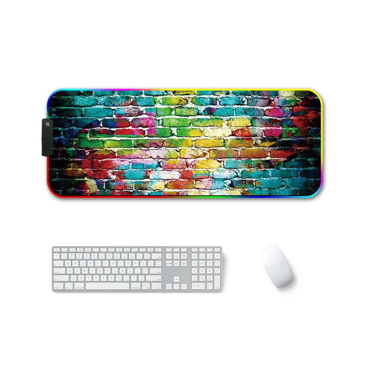F-01 Rubber Thermal Transfer RGB Luminous Non-Slip Mouse Pad, 250x350x3mm, 250x350x4mm, 260x390x3mm, 260x390x4mm, 300x350x3mm, 300x350x4mm, 350x600x3mm, 350x600x4mm, 300x800x3mm, 300x800x4mm