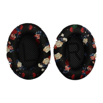 2 PCS Headset Sponge Cover For BOSE QC15 / QC3 / QC2 / QC25 / AE2 / AE2i, Print Color + Blue LR, White + Blue LR, Print Color + Black, Black + Black, White + Black, Print Color + Gray, Khaki  + Gray, Coffee  + Gray, White  + Gray, Gray  + Gray���������...