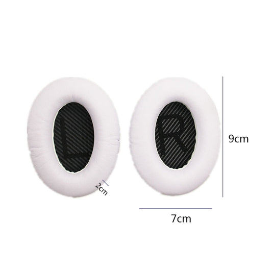 2 PCS Headset Sponge Cover For BOSE QC15 / QC3 / QC2 / QC25 / AE2 / AE2i, Print Color + Blue LR, White + Blue LR, Print Color + Black, Black + Black, White + Black, Print Color + Gray, Khaki  + Gray, Coffee  + Gray, White  + Gray, Gray  + Gray���������...