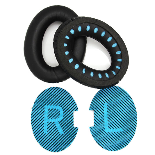 2 PCS Headset Sponge Cover Earmuffs With Cotton Pad For Bose QC2 / QC15 / AE2, Protein Skin