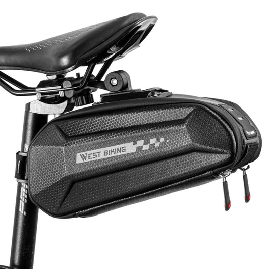 West Biking Sacoche de Selle de Vélo Rigide à Fixation Rapide, Grande Capacité Antidérapante en Silicone, YP0707262