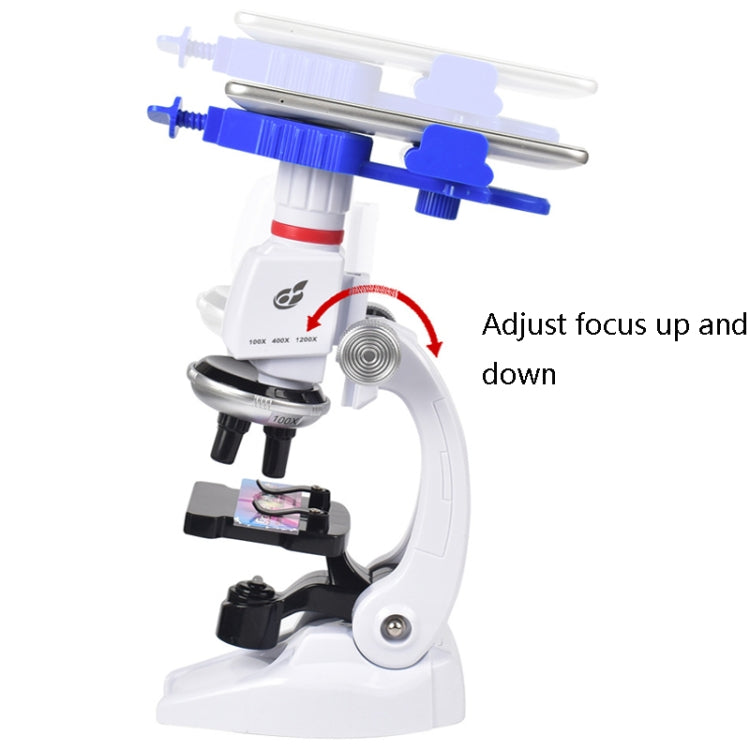 Students Scientific Experimental Equipment Biological Microscope, Style:, C2156 With Phone Holder, C2155