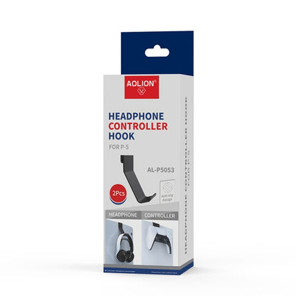 3 Pairs Headphone Handle External Side-Mounted Storage Rack For PS5