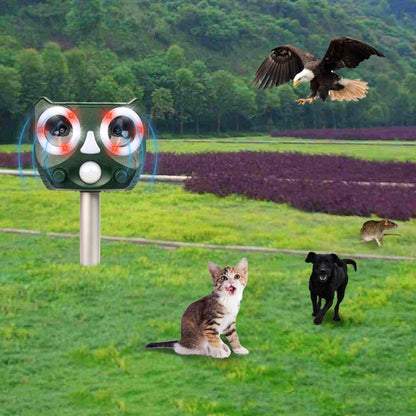 119A Outdoor Solar Ultrasonic Insect Repellent Animal Repellent