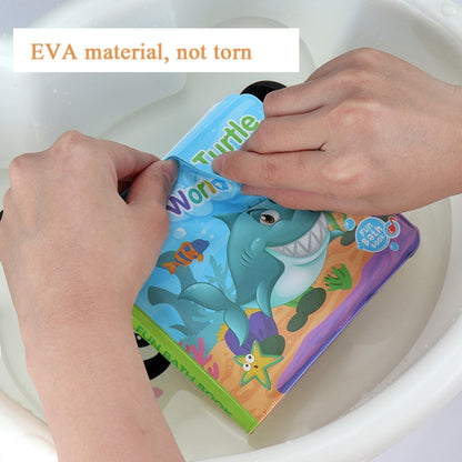 3 PCS EVA Fun Bath Book For Infants Children Playing In Water Early Education Cloth Book Bath Toy, Happy Farm, Numbers Learning, Water Sports, Underwater World, Animal World, Dinosaur World, Transportation, Little Penguin, Seabed Fish