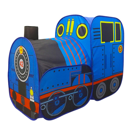 Tente pour enfants Maison de jeu pliable en forme de train Tunnel de jeu intérieur Piscine à balles océanique, Tente de jeu pour enfants