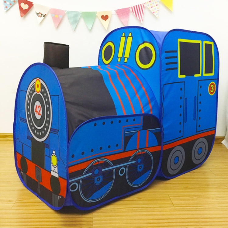 Tente pour enfants Maison de jeu pliable en forme de train Tunnel de jeu intérieur Piscine à balles océanique, Tente de jeu pour enfants