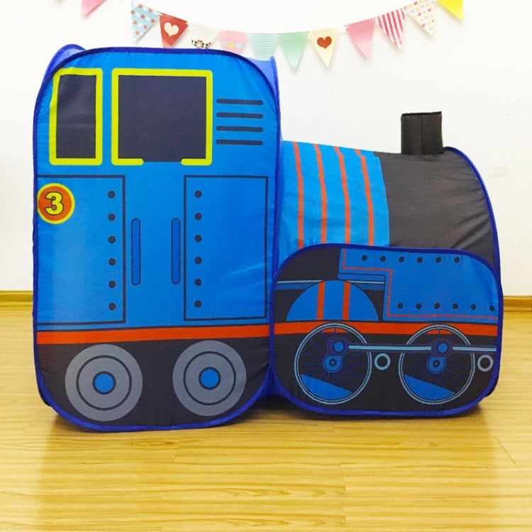 Tente pour enfants Maison de jeu pliable en forme de train Tunnel de jeu intérieur Piscine à balles océanique, Tente de jeu pour enfants