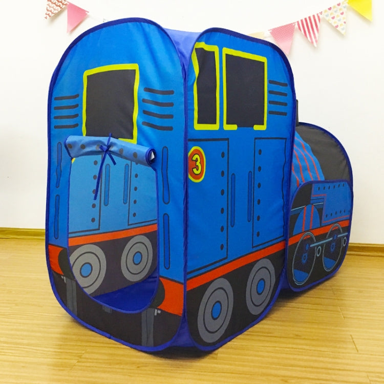 Tente pour enfants Maison de jeu pliable en forme de train Tunnel de jeu intérieur Piscine à balles océanique, Tente de jeu pour enfants