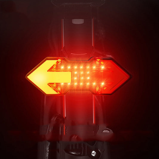 Feu arrière de vélo télécommandé WEST BIKING YP0701299, feu d'avertissement de conduite de nuit, YP0701299