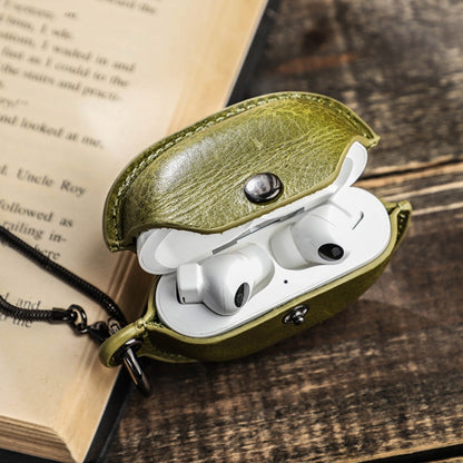 CONTACTS FAMILY CF1123B for Huawei FreeBuds Pro Leather Protective Case with Necklace Lanyard, Black, Red, Blue, Green