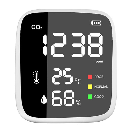 Detector de dióxido de carbono DM1308B con pantalla LED