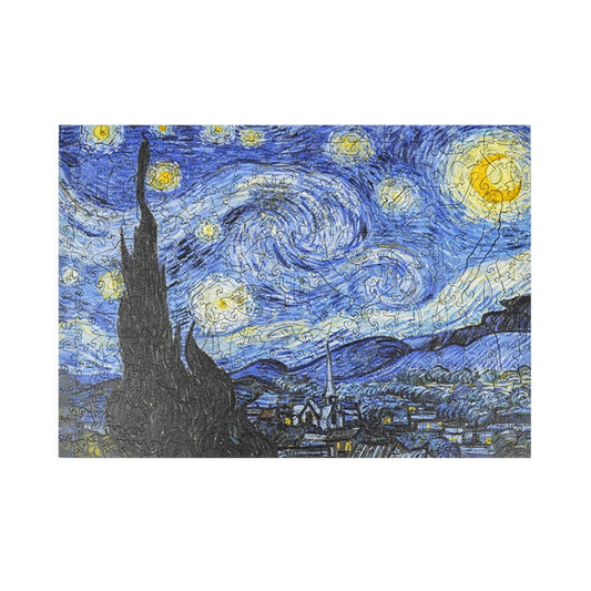 Puzzle en bois irrégulier pour adultes, défi de haut niveau, cadeau créatif, La Nuit étoilée