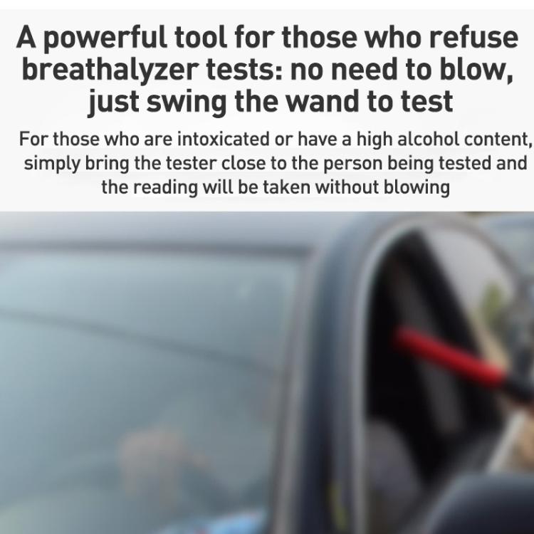 Cheetah No. 1 Alcohol Tester Blowing Baton Alcohol Tester With Flashlight Function，CN Plug, With Flashlight Function, CN Plug, With Flashlight Function, EU Plug