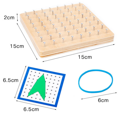 Monsthetic Nail Board Space Imagination Graphic Cognition Kindergarten Early Education Puzzle Toys, Monsthetic Nail Board