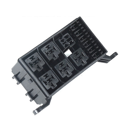Car Modified 6-Way Insurance Box Total Control Plastic Shell Junction Box, 6-Way Insurance Box