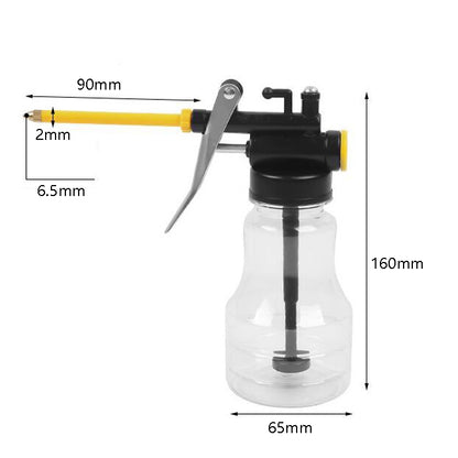 4 PCS CY-0085 Dispositif d'injection à long bec pour maison, Pot d'huile, Remplisseur d'huile de vitesse de lubrification manuelle, Style:, Transparent 250ml, Métal 300ml, Métal 500ml