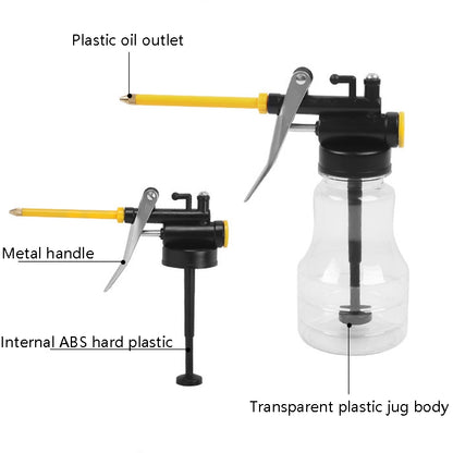 4 PCS CY-0085 Dispositif d'injection à long bec pour maison, Pot d'huile, Remplisseur d'huile de vitesse de lubrification manuelle, Style:, Transparent 250ml, Métal 300ml, Métal 500ml