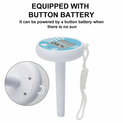 BL9057  Solar Swimming Pool Thermometer Swimming Pool Equipment Floating Water Thermometer with Digital Display Function, BL9057