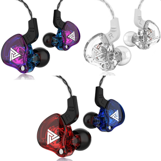 QKZ AK6 2 PCS  In-Ear 3.5mm Wired Subwoofer Sports Earphones, 2 Pair, 2 PCS