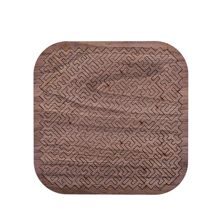 Holz Erwachsene Hoher Schwierigkeitsgrad Gehirnbrennendes Unregelmäßiges Puzzle, Esher, Emes, Salvador, Gastro, Alchin Porto, Fraser, Dunkel Khaki, Weiß, Pink, Lila, Rot, Dunkelblau