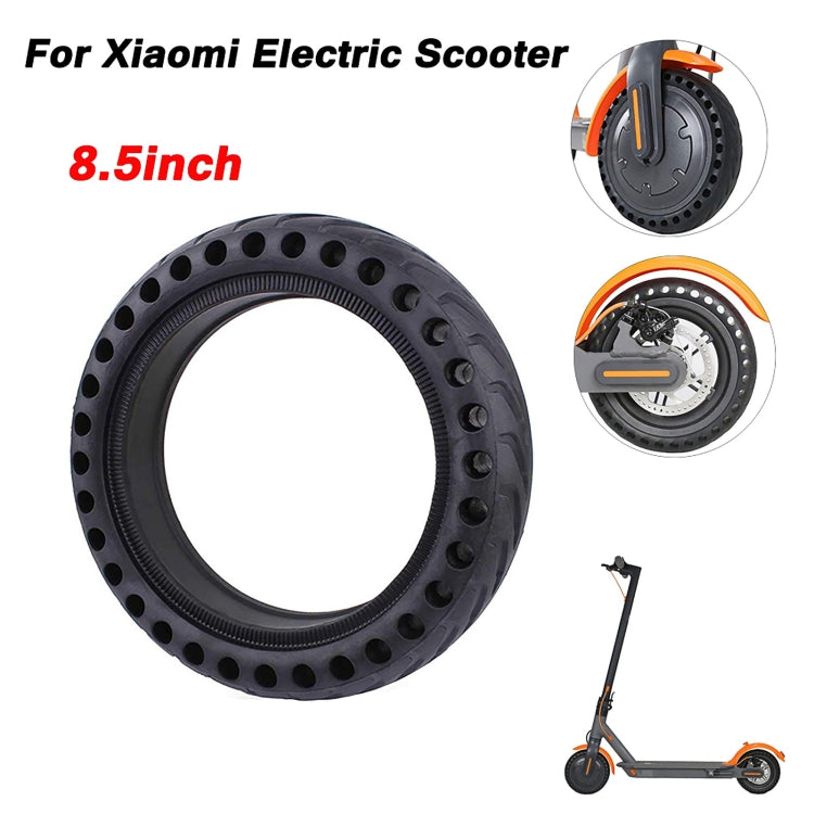 Pneu en caoutchouc résistant alvéolé anti-éclatement pour trottinette électrique 8,5 pouces pour Xiaomi Mijia M365 / M365 Pro, 8,5 pouces pour Xiaomi M365 / Pro