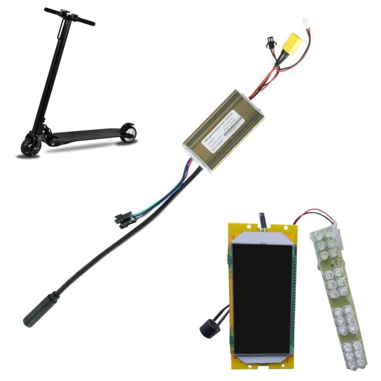 Accessoires de remplacement pour carte de commande principale d'écran d'affichage LED de trottinette électrique série Kugoo S1 / S2 / S3, contrôleur + affichage