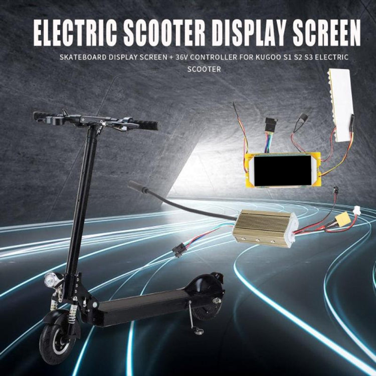 Accessoires de remplacement pour carte de commande principale d'écran d'affichage LED de trottinette électrique série Kugoo S1 / S2 / S3, contrôleur + affichage