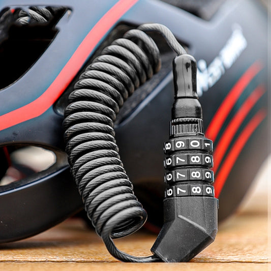 WEST BIKING YP0705063 Antivol de vélo, antivol de casque de moto, antivol à câble avec code, WEST BIKING YP0705063