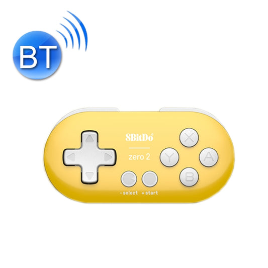8Bitdo Zero2 Manette sans fil Bluetooth mini pour Switch / Windows / Android / MacOS / Steam / Respeberr, Jaune, Bleu Vert, Rose