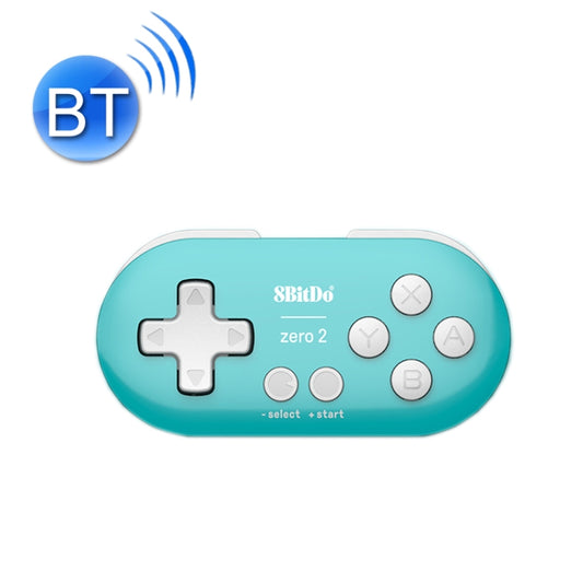 8Bitdo Zero2 Manette sans fil Bluetooth mini pour Switch / Windows / Android / MacOS / Steam / Respeberr, Jaune, Bleu Vert, Rose