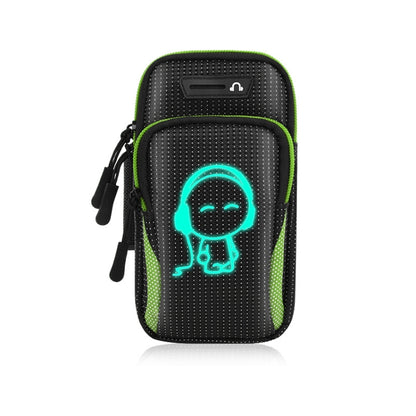 2 PCS Running Mobile Phone Arm Bag Sports Wrist Bag Universal For Mobile Phones Within 6 Inche, Black, Black Doll, Gray, Gray Doll, Green, Green Doll, Pink