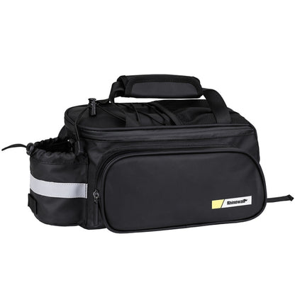 Rhinowalk Riding Equipment Bicycle Rear Bag, RK6200B Matt Black, RK6201B Full black