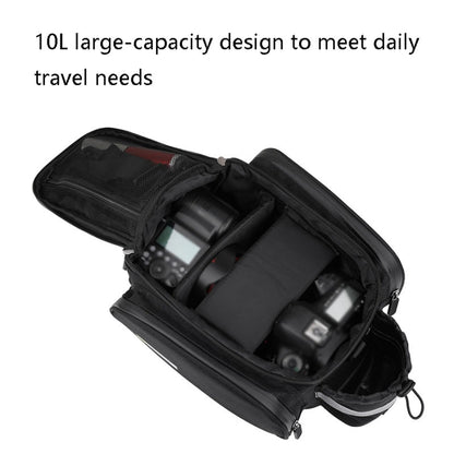 Rhinowalk Riding Equipment Bicycle Rear Bag, RK6200B Matt Black, RK6201B Full black
