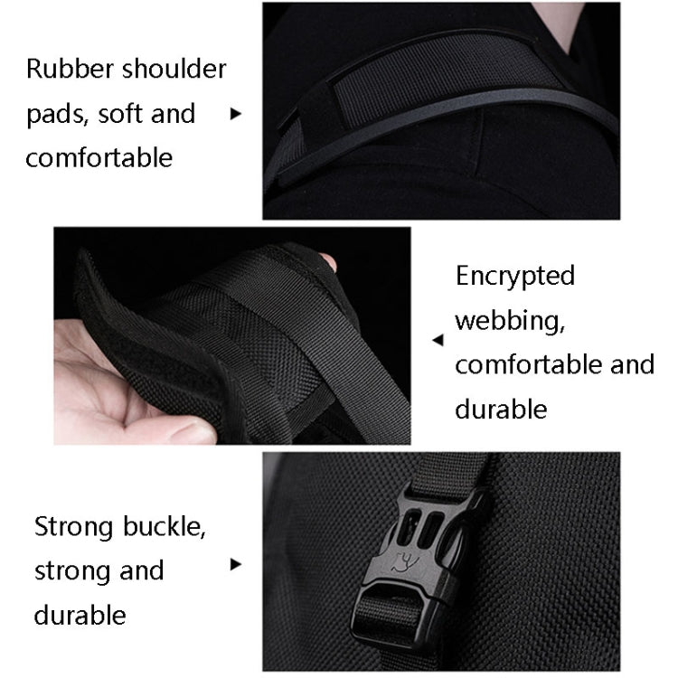 Rhinowalk Riding Equipment Bicycle Rear Bag, RK6200B Matt Black, RK6201B Full black