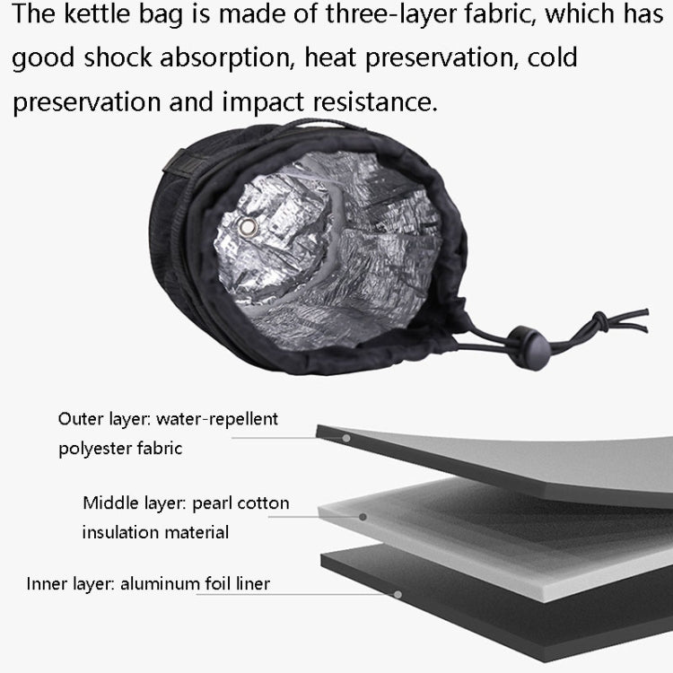 Rhinowalk RK9100B Riding Insulation Water Bottle Bag Portable Bicycle Kettle Tool Package, RK9100B