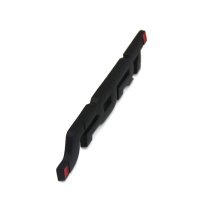 6 autocollants de voiture 3D stéréo en métal, autocollant sport modifié, autocollant de carrosserie, argent, noir, rouge