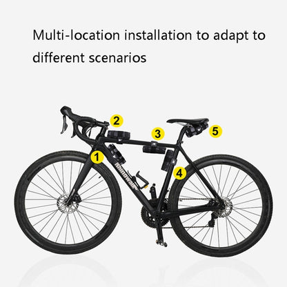 Sac de rangement pour outils de vélo Rhinowalk RK5100, sacoche de selle pour VTT, RK5100 (noir), RK5100 (gris)
