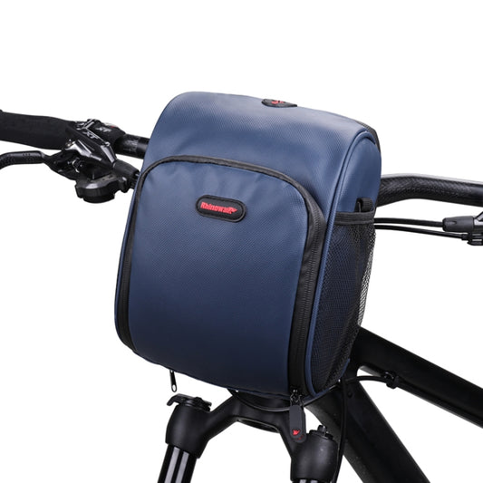 Rhinowalk TF920 Sac de guidon de vélo multifonctionnel grande capacité, TF920 (bleu), TF920 (gris)